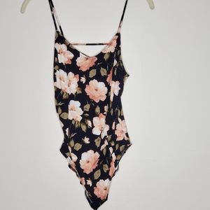 AE Soft&Sexy Floral Ribbed Bodysuit